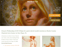 Tablet Screenshot of murdochart.com